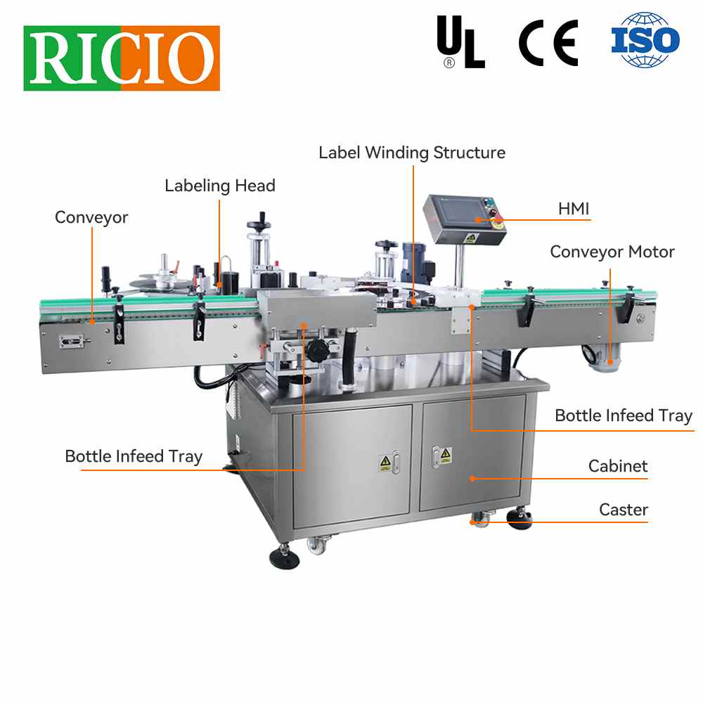 Star Wheel Orientation Labeling Machine