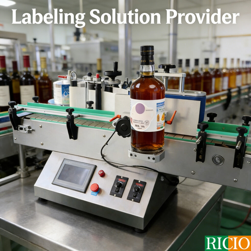 canisters labeling machine