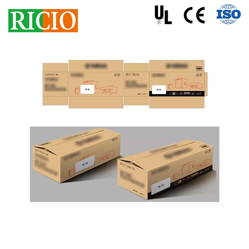 Plastic Box Top And Bottom Paging Labeling Machine