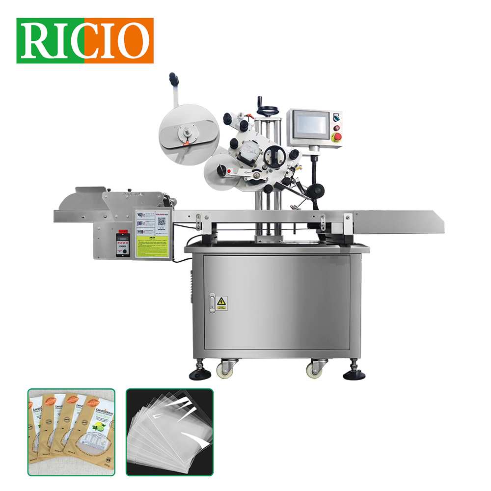 plastic bag labeling machine