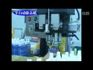 4 Wheel semi automatic capping machine